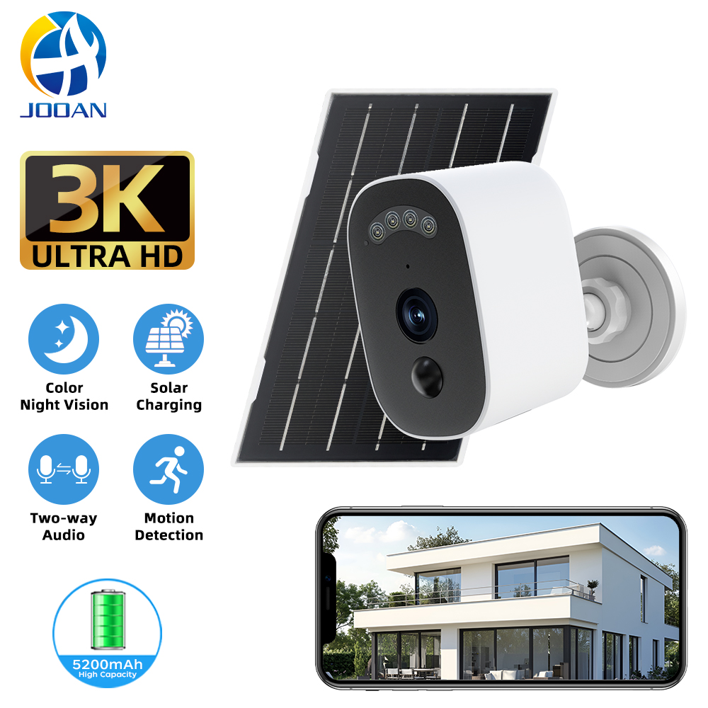 Home Security Premium - Jooan 3K HD Solar Security Camera