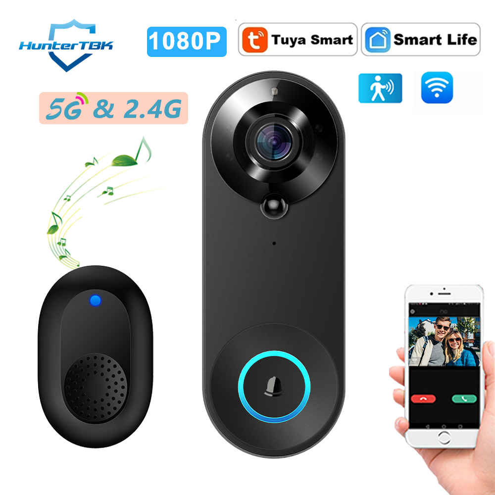 Home Security Premium - 5G 2.4G WiFi Video Doorbell 1080P