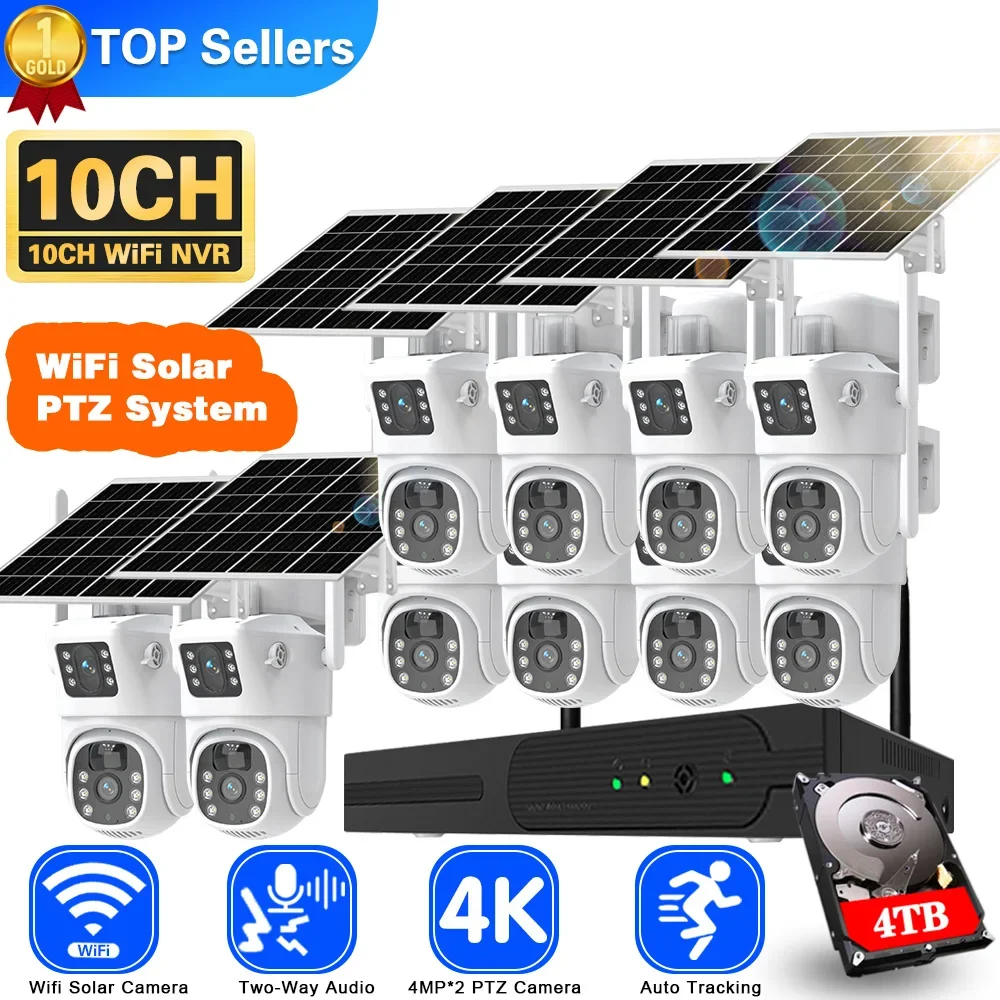 4K 8MP Dual Lens Wifi Solar CC - Home Security Premium review and price