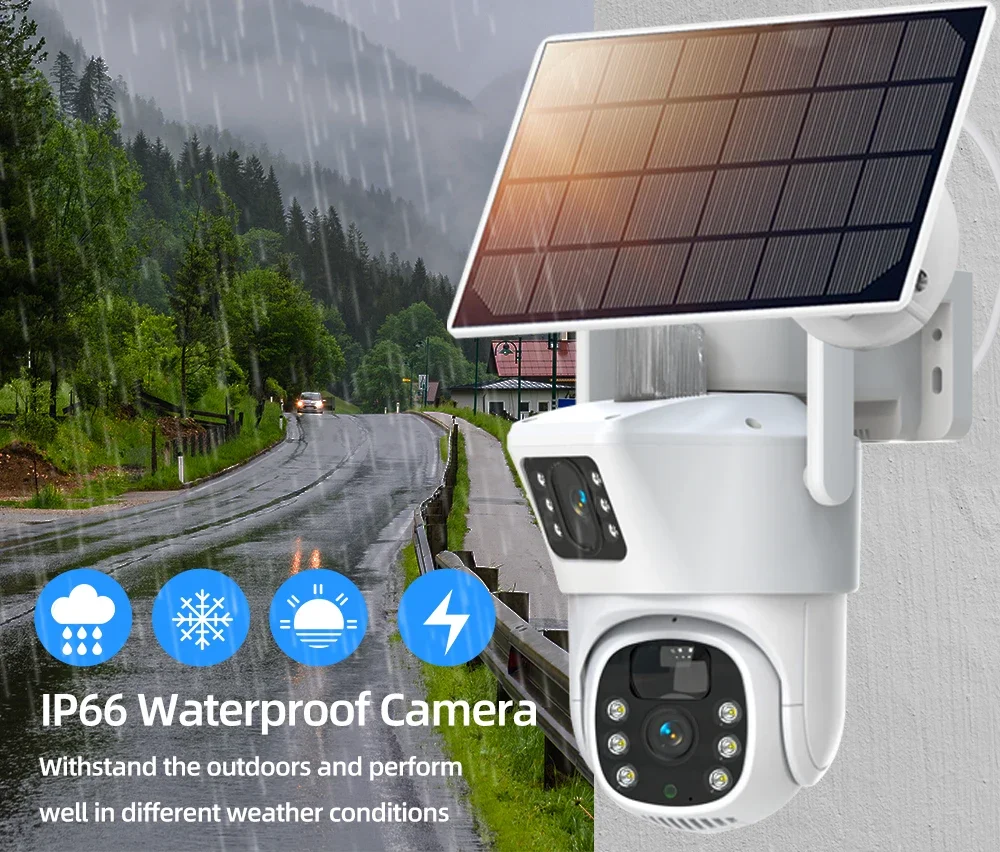 4K 8MP Dual Lens Wifi Solar CC - Home Security Premium review and price