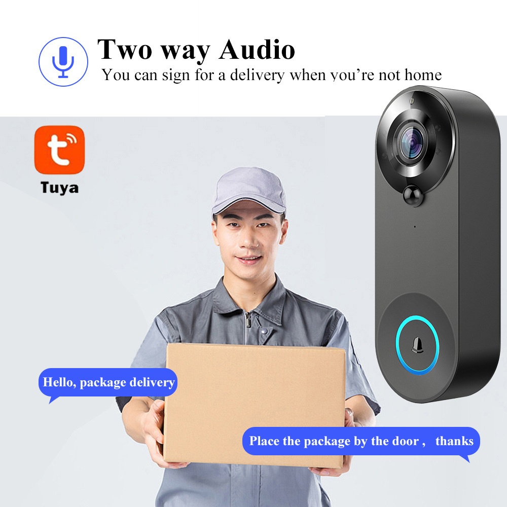 Tuya 1080P Wireless WIFI Doorb - Home Security Premium review and price