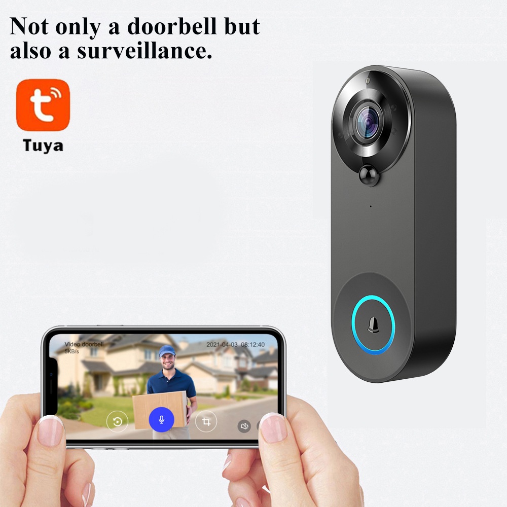 Tuya 1080P Wireless WIFI Doorb - Home Security Premium review and price