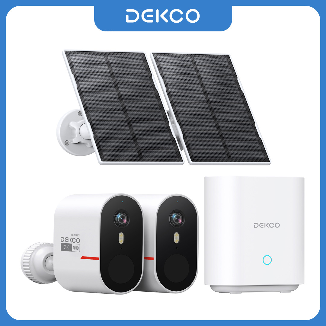 Dekco 3MP WiFi Solar Camera Sy - Home Security Premium review and price