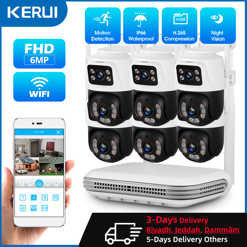 KERUI Waterproof 6MP HD Wirele - Home Security Premium review and price
