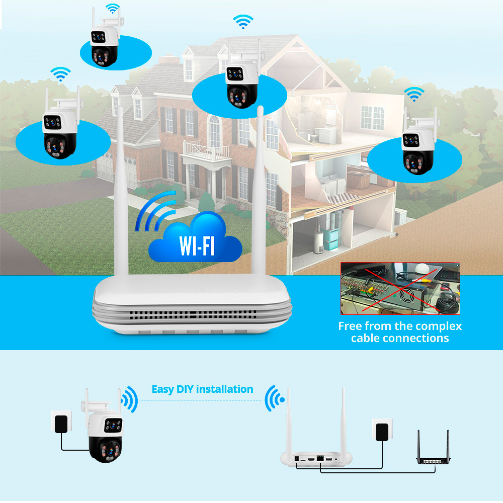 KERUI Waterproof 6MP HD Wirele - Home Security Premium review and price