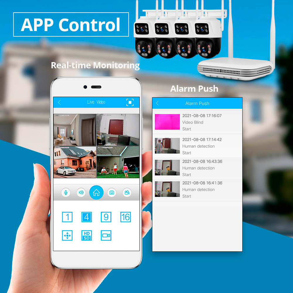 KERUI Waterproof 6MP HD Wirele - Home Security Premium review and price