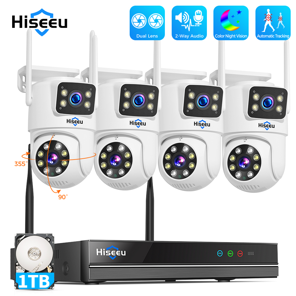 Hiseeu 6MP WiFi Dual Lens Came - Home Security Premium review and price