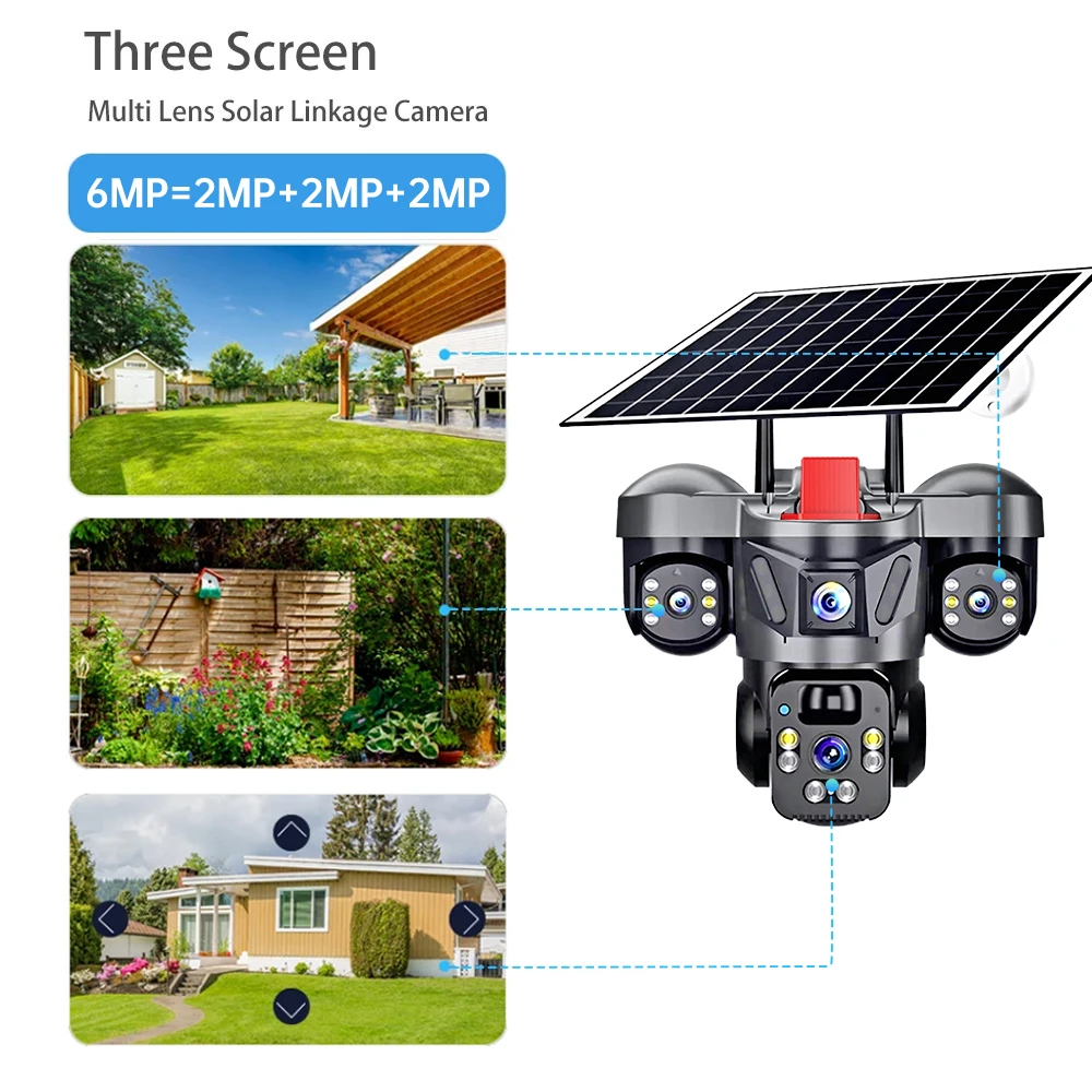 KERUI Outdoor PTZ 6MP 4G SIM W - Home Security No Wifi Needed review and price